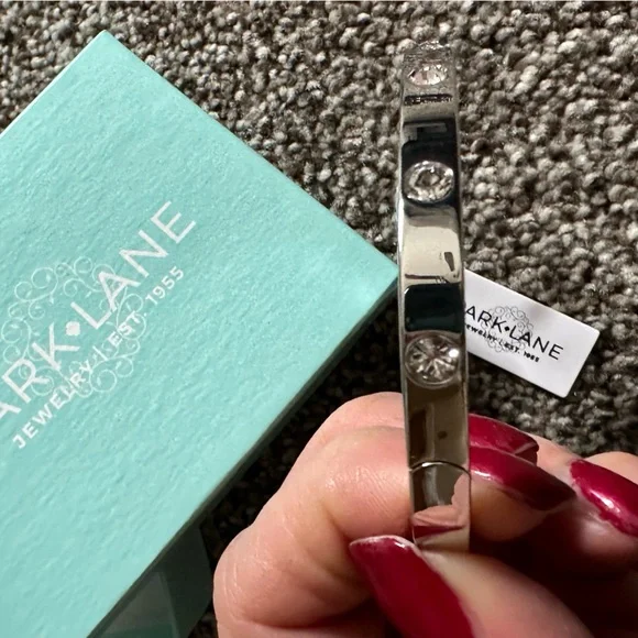 Park Lane Silver Crystal-Studded Bracelet - Picture 2 of 2